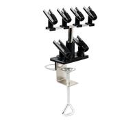 Support de rangement rotatif à 360 degrés en alliage pour aérographes, outil de modélisme, station professionnelle pour modèles réduits