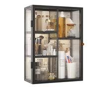 Support de rangement sans perforation, étagère flottante de salle de bain, armoire de toilette murale, support de cosmétiques pour femmes, peut supporter 20 kg, cadeaux pour les amis (couleur : blanc