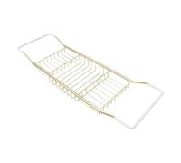 Support de Rangement télescopique antidérapant for Baignoire, Organiseur en métal, Accessoire de Bain antirouille, répertoire téléphonique, Verre
