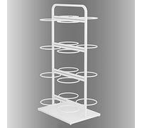 Support de rangement vertical double face pour ballons, présentoir de basket-ball 3/4/5 couches pour garage/maison/magasin, organisateur d'équipement de sport en métal de grande capacité (couleur