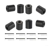 Support de rangement vertical mural pour planches de ski fabriqué à partir de caoutchouc résistant à l'usure avec design industriel pour intérieurs modernes (8 pièces)