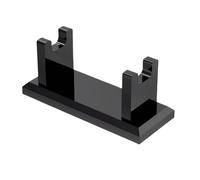 Support de rasoir en acrylique antidérapant 10,4 x 4,2 cm - Organiseur de douche stable - Facile à nettoyer - Compact - Pour voyage, papa, Noir , Siehe Beschreibung, Voir description