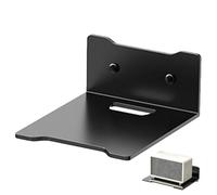 Support de rayonnage mural pour routeur, étagère de support de routeur, support de haut-parleur pour petits murs pour haut-parleurs sans fil, webcam, routeur mesh, horloge, TV stable. P
