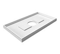 Support de receveur de douche Poresta Systems 17032744 pour 800 x 750 x 25 mm, hauteur 130 mm