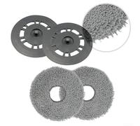 Support de rechange pour balai robot avec tampons de nettoyage en microfibre pour Dreame For Mova E40 For Ultra | 2 supports et 2 tampons pour aspirateur