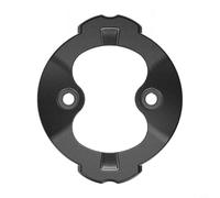 Support de rechange pour ordinateur de vélo Garmin Edge 540/840, base de réparation en alliage d'aluminium, support léger avec vis, support d'ordinateur de vélo gris (alliage d'aluminium)