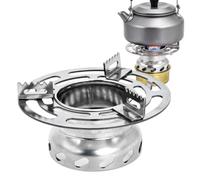 Support de réchaud de camping Grille de réchaud fourneau en acier | Support de popote sac à dos Camping randonnée barbecue grillades en extérieur, plein air et