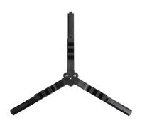 Support de Réchaud de Camping Noir Pliable à Trois Pieds pour Bidon de | Nylon Haute Résistance, Stabilité sur Terrain Irrégulier, Format Compact pour Randonnée, la Cuisine de Bivouac et Kit