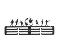 Support de récompense de football pour le mur, exposition de prix sportif de football - Support de présentation pour rubans avec 12 crochets, crochet pour récompenses sportives de football