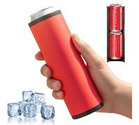 Support de Récupération Double CRGANGZY - Système Ultra Froid, Réservoir de Refroidissement Portable Imprimé en 3D pour Remplir Deux Canettes de 12 Oz, Manchon Isotherme Tactique pour Bière et Soda