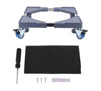 Support de réfrigérateur Base mobile Déménageur de meubles réglable robuste avec roues à 360 ° pour lave-linge séchant Réfrigérateur Matériau ABS 41 64 CM Capacité de 180 kg
