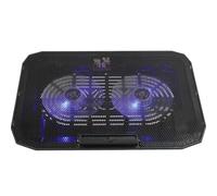 Support de Refroidissement 70cfm pour Silencieux Ordinateur Portable | Grille Métallique Noire, 23 Décibels et 1400 Tr/min, Usage Maison Bureau, Interface 2.0/1.1x2