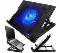 Support de refroidissement à LED et doublure de l'ordinateur portable 1x ventilateur 12cm 2x USB