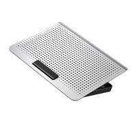 Support de Refroidissement à Sept Niveaux pour Ordinateur Portable Pliable | Alliage D'aluminium, Double Ports USB et Ventilateur Puissant, pour Étudiants et Joueurs