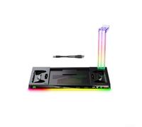 Support de refroidissement avec système de ventilateur RVB Station de charge pour Steam Deck et crochet pour casque pour soutenir un jeu prolongé