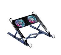 Support de Refroidissement Efficace pour Ordinateur Portable avec Pied réglable - Améliore la Circulation de l'air pour Les Ordinateurs Portables Hautes Performances, idéal comme Accessoire