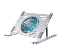 Support de refroidissement en aluminium pour ordinateur portable avec cadre pliable en hauteur réglable USB