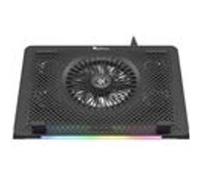 Genesis Gaming Support de refroidissement Oxid 450 RGB pour ordinateur portable 15,6" Noir/Aluminium