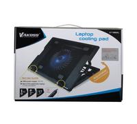 Support de refroidissement - VAKOSS - LF-1860 VKO - 17 pouces - Ventilateur 130 mm - USB