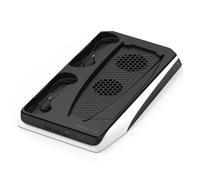 Support De Refroidissement Vertical Ps5, Double Contrôleur, Station De Charge, Ventilateur, 14 Emplacements De Jeu Pour Sony Playstation 5