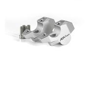 Support De Réglage De La Hauteur du Guidon De pour Moto pour ADV 150 160 350 ADV150 ADV160 ADV350. Rallonges De Rehausseur(Argent2)