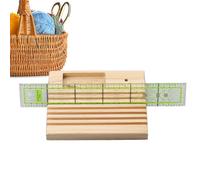 Support De Règle De Courtepointe - Organisateur En Bois De Hêtre, Support De Règle De Courtepointe, Système De Rangement D'outils De, Affichage De Panneau Perforé De Bobine, Fournitures De Bri