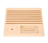 Support de règle de Quilting en bois de hêtre, organisateur de couture, support de rangement de bobine pour Quilters, salle d'artisanat 18x15x2CM, accessoires d'outils de bricolage