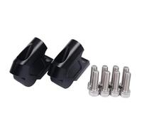 Support De Rehausseur Guidon Moto pour VOGE Valico DS525X Fixation par Collier Bloc Montage Réglable Adaptateur Guidon Pontet Guidon(Noir)