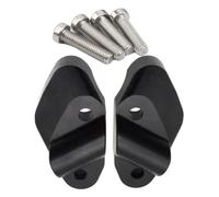 Support De Rehausseur Guidon pour Ducati Multistrada 950 1200 2017-2021 Colliers Rehausse pour Poignées Adaptateur Recul D'extension Guidon Support(Noir)