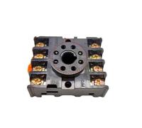 Support de relais intermédiaire PF083A 8 broches, embase PF113A 11 broches for DH48S, ST3P, AH3-3, MK2P, JTX-2C, H3CR, montage sur rail(PF083A)