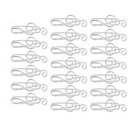 Support de reliure musical Portable Ice Wire Handicrafts, 20 pcs Musical Note Paper Clamp/Holder for Bookmarks and Documents Organization on Office and At Home (Gold) (Silver)
