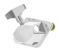 Support de Remplacement pour Pied de Tambour, Base en Alliage | Fixation au Sol, Maintien Stable et Serrage Sûr, Pièce Argentée pour Réparation Matérielle