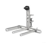 Support de réparation de tube de trombone trompette avec double glissière fixe et barres de support réglables pour polissage et entretien