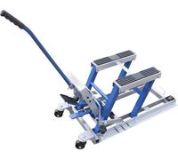 Support de réparation hydraulique pour moto, capacité de charge élevée, design convivial, bleu