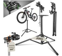 Entretien et réparation mobilité Tectake Support de réparation pour vélo Tristan jusqu'à 50kg, adapté aux vélos électriques