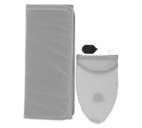 Support de repassage vapeur suspendu 1 set avec amovible et crochet | Surface épaisse antidérapante, toile Oxford en coton, PP et acier, montage porte pour appartements et dortoirs