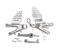 Support De Repose-pieds Avant Conducteur Moto Pour Yamaha YZF R6 2006-2025 HBGURM(Argent)