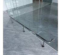 Support de repose-pieds for bar, kit de repose-pieds sous comptoir commercial, installation facile, trous pré-percés for îlot de cuisine(L 380cm/12.5ft)