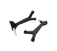 Support De Repose-pieds Pour Passager Arrière De Moto Ensemble Complet Pour Trident 660 2021 2022 2023 2024 2025 Repose-pieds(NOIR B)
