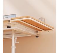 Support De Repose-poignet Réglable, Plateau D'extension De Bureau Robuste Qui Ne Nécessite Aucun Perçage, Idéal for Les Bureaux À Domicile(70cm/27.6in)