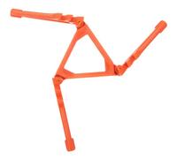 Support de Réservoir de Gaz Extérieur Triangle Nylon Orange Portable | Installation Facile, Structure Légère et Solide, pour Activités Extérieures Cuisine Sauvage, Format Compact