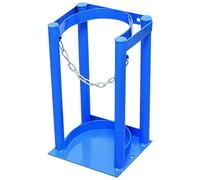 Support de réservoir d'oxygène - Porte-cylindre en acier pour réservoirs de propane, d'azote, d'argon et de plongée - Stockage de CO2 avec kit de vis pour laboratoire, usine, hôpital