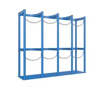 Support de réservoir d'oxygène, support de cylindre mural et au sol, support portable pour atelier ou camping-car, prend en charge des bouteilles de gaz jusqu'à 113 cm, solution de rangement durable