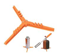 Support De Réservoir Pliable Triangulaire - Support De Bidon De Gaz 18 X 18 X 1 Cm, Stabilisateur De Cylindre De Carburant Compact, Équipement De Cuisine En Plein Air | Suppor Pour Aventures En Plein