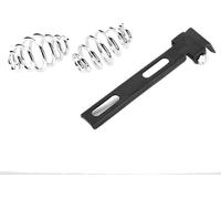 Support de ressort de selle de moto, support de selle en acier inoxydable avec support haute résistance de 6,93 pouces pour la moto
