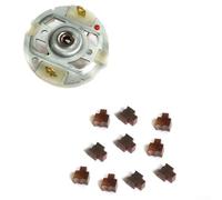 Support de retenue de balai de carbone pour moteur à balais RS550 utilisé dans les tournevis sans fil 12 V y compris et variantes de moteur Boshi (10 balais de charbon)