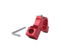 Support de rétroviseur de moto de 10 mm de diamètre pour guidon - Poteau de montage stable pour vélo électrique, UTV, buggy sport (rouge)
