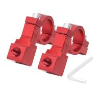 Support de rétroviseur de moto - Pince guidon en d'aluminium, adaptateur vue arrière universel avec prise sécurisée, support montage d'accessoires moto, rétroviseur régl