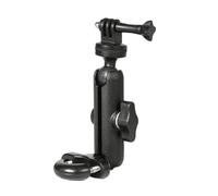 Support de rétroviseur pour caméra de moto, support de guidon 1/4 en métal pour Go-Pro Hero8/7/6/5/4/3 + caméras d'action