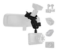 Support de rétroviseur pour caméra embarquée avec 16 articulations différentes, Compatible avec APEMAN, UGSHDI, Old Shark, Vantrue, Rexing V1P, YI 2,7", Z-Edge, Peztio, Falcon F170, Roav, KDLINKS X1,